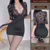 Erotic Underwear, Sexy Lace Seductive full-body skirt, Women's Hot Nightclub Uniform Supplies, no-take pajamas 8546