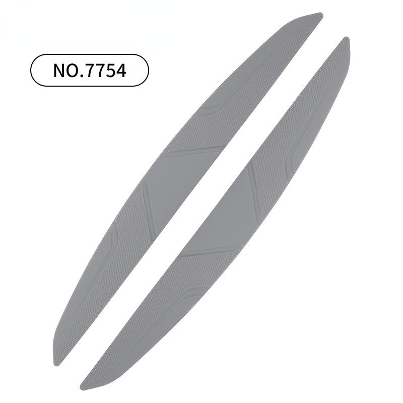 Car Bumper Strip Anti-collision Wheel Eyebrow Silicone Glue Sticker Auto Bumper Protector Car Decoration