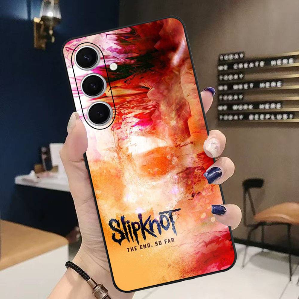 Slipknot Band Phone Case For Samsung S 24 Fe 25 Ultra Plus 20 Lite 21 30 22 23 24 22 Ultra 5G Fundas