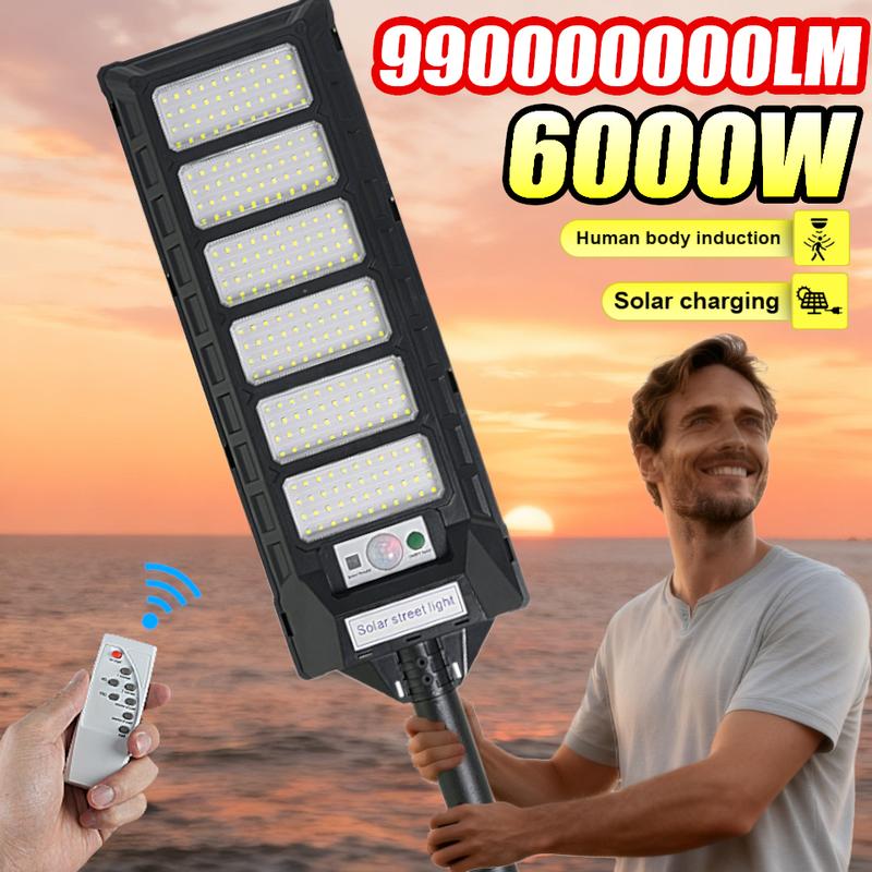 99000000LM 6000W LED Outdoor Solar Light Powerful Outdoor Motion Sensor Wall External Solar Lamp IP66 Sunlight for Garden Street