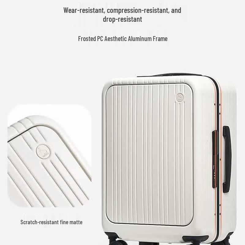 OIWAS Business Front-Opening Carry-on Suitcase