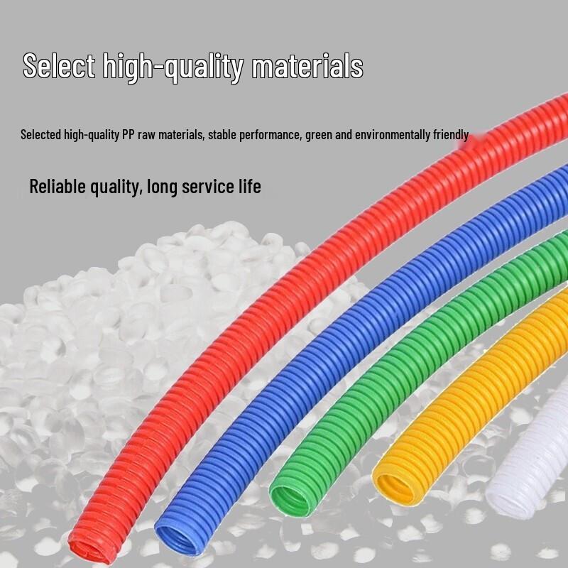 Xunpu Yellow Plastic Corrugated Flame Retardant Conduit