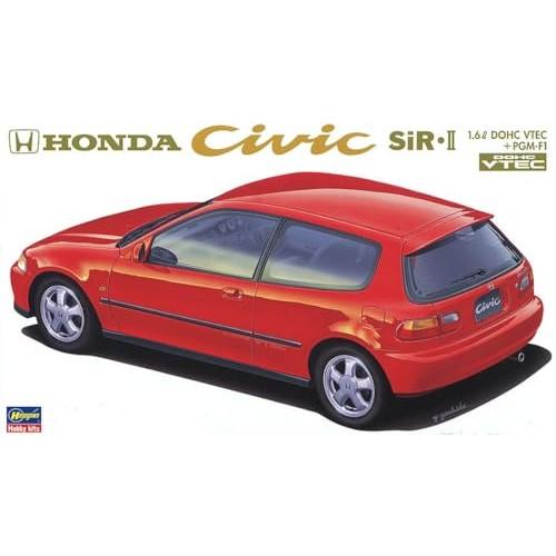 Hasegawa 1/24 Honda Civic SiRII Plastic Model CD6