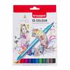 Felt-tip Pens - Bruynzeel - Double Tip - 12 Shades - Coloring - Drawing