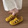 Retro Niche Hollow Bag Head Half Slippers Women's 2025 Summer New Outer Wear One Pedal Platform Casual Birkenstocks
