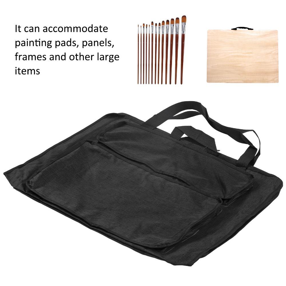1 pièce Sac Portfolio d'Artiste Grande Capacité Structure Renforcée Sac de Rangement pour Matériel d'Art Pour Artistes
