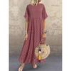 2022 Summer Trend: Plus Size Women's Polka Dot Dress in Fresh European & American Style