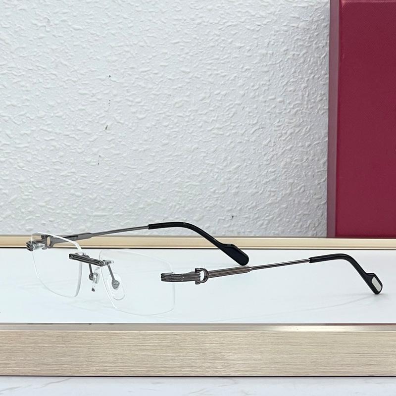 CT0535S Высококачественные ретро-солнцезащитные очки без оправы с маленькой рамкой