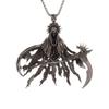 Retro G Skull Necklace Men's Dark Unique Niche Style Punk Exaggerated Death Demon Fashion Pendant