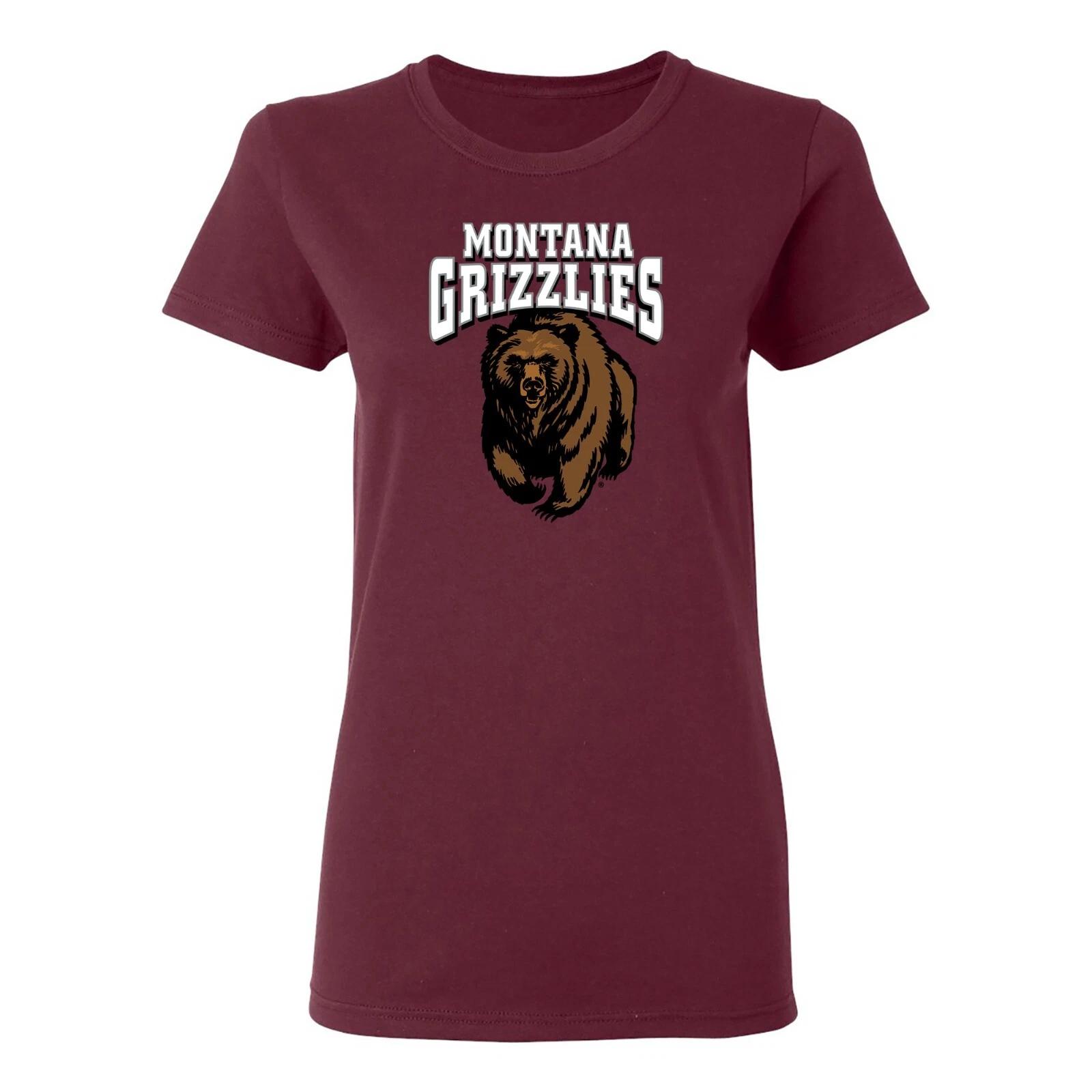 Montana Grizzlies Arch Logo Women s T-Shirt - Maroon M