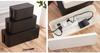 Cable and strip organizer box size L (Black)