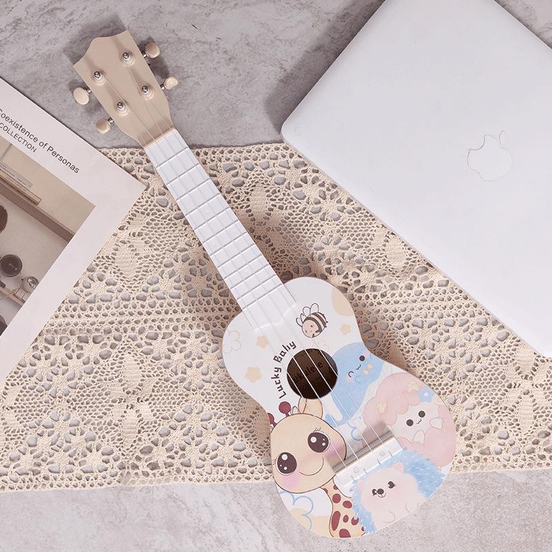 

Giraffe Cartoon Ukulele - Cute Entry-Level Musical Instrument for Beginner Students