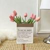 10Pcs:Simulated Tulip Series Artificial Flowers Beautiful Elegant Tulip Bouquets Wedding Room Decoration Party Event Decoration