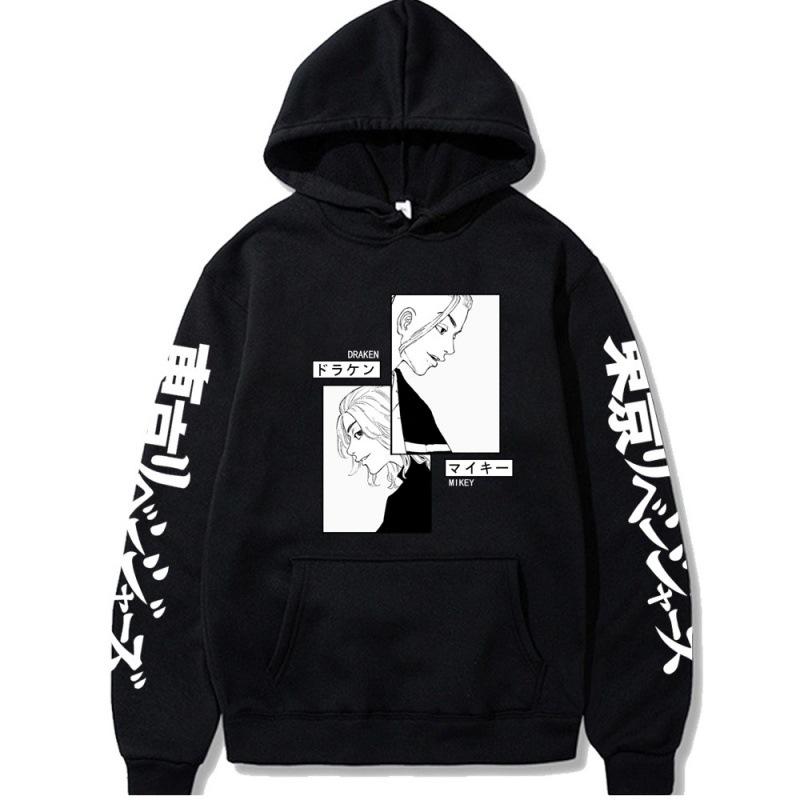 

Флисовый джемпер с капюшоном, свободный свитер с капюшоном 3XL чёрный