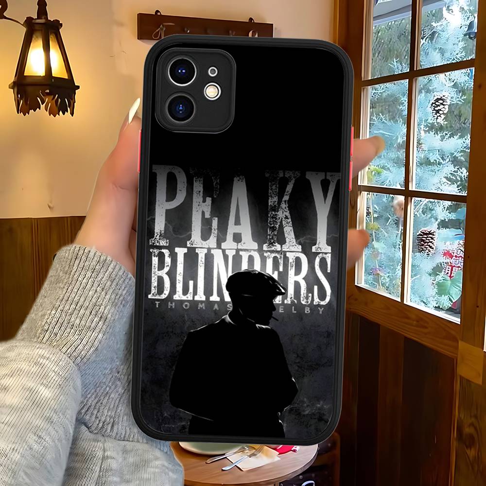 Movie P-Peaky-S B-Blinders Phone Case For IPhone 16 15 14 13 12 11 Pro Max 7 8 6 6s Plus Matte Cover