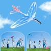 37*46cm Elastic Rubber Band Powered DIY Flying Plane Airplane Glider  For Children