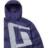 New Era Oversized Logo Print Quilted Loose Fit Zipper Down Jacket Unisex Outerwear Purple 12877421