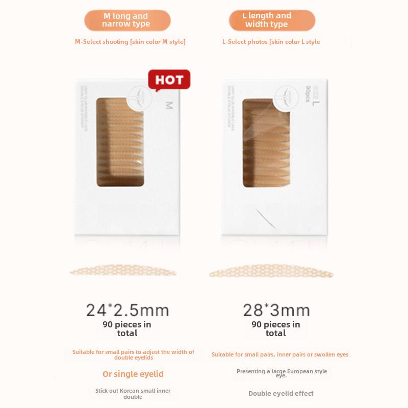 UNNY Simulation Lace Double Eyelid Stickers - Traceless, Invisible, Natural Eye Shaping for Women