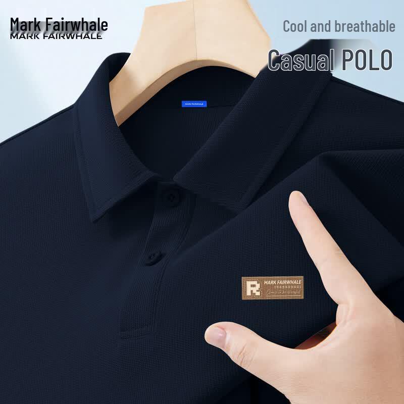 

Mark Fairwhale Men s Breathable Ice Silk Polo T-Shirt 3XL
