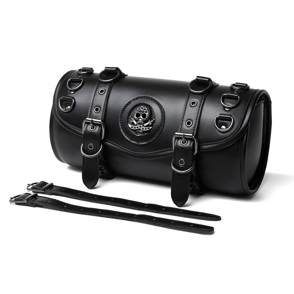 Motorcycle Saddlebag Leather Tool Pouches Storage Suitable for Front Fork&Handlebar, Road Trip , Daily Commute