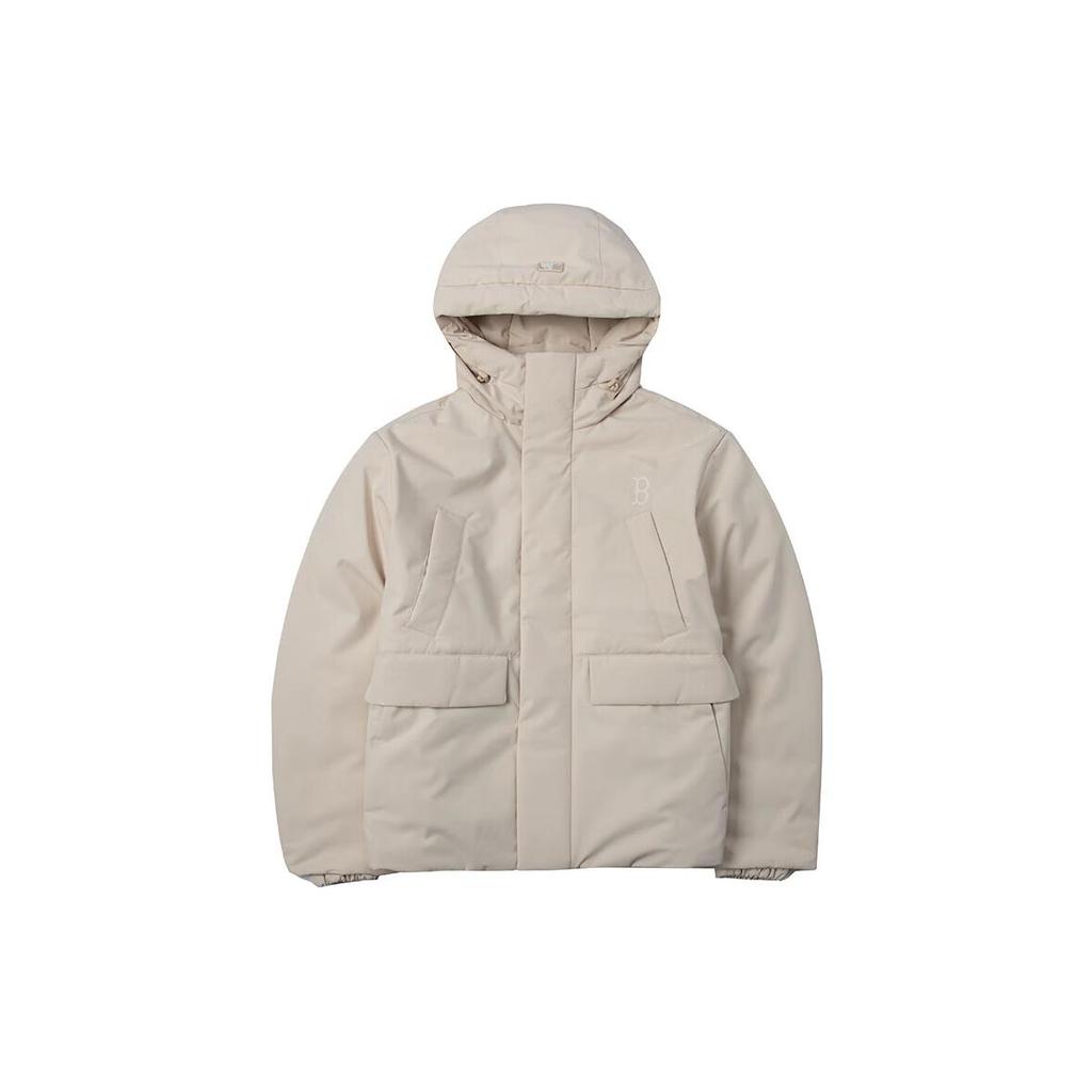 New MLB Down Jackets Unisex Beige 3ADJB0636-43BGL