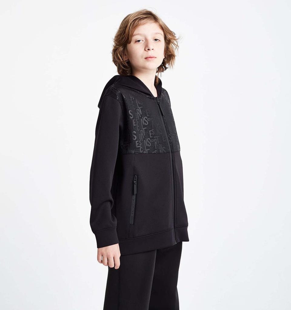 Children's Zippered Hooded Sweatshirt 24N-3135