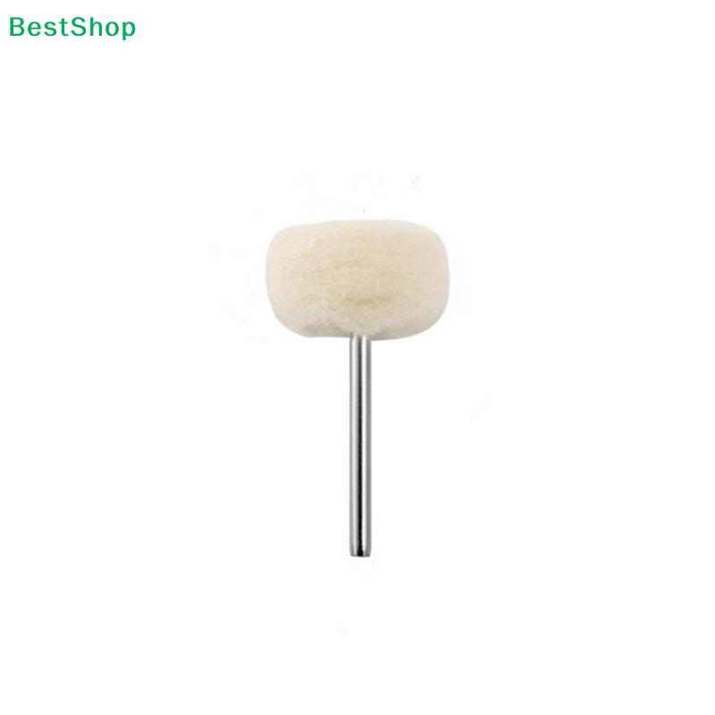 10Pcs Mini Grinding Sanding Head Abrasive Disc Felt 3mm Shank Buffing Wheels Metal Polish Brush Drill Rotary Tool Accessories