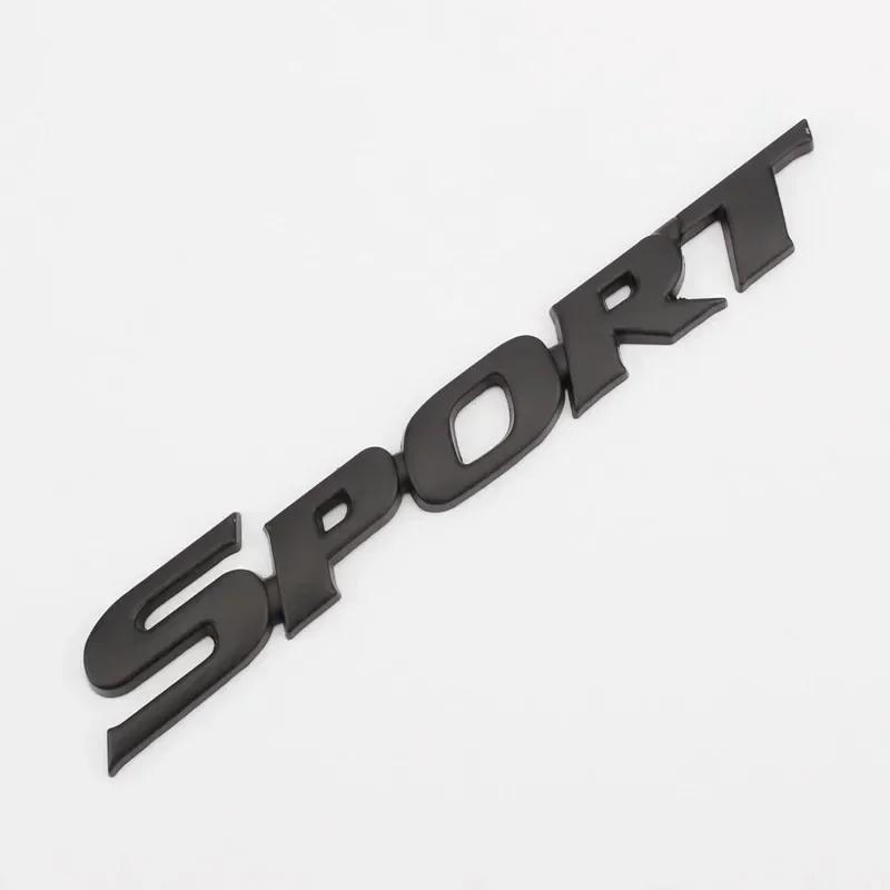3D Metall SPORT Logo Kotflügel Emblem Heckklappen Abzeichen Aufkleber Decals für Toyota Highlander Yaris Corolla Camry CHR Autozubehör