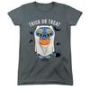 K-Pop Demon Hunters Womens/Ladies Trick Or Treat Derpy Tiger Fitted T-Shirt