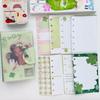 A7 Planner: Glitter Detachable Loose-Leaf Sticker Storage Album - Pocket-Size, Portable, Cute Wakawaka Design