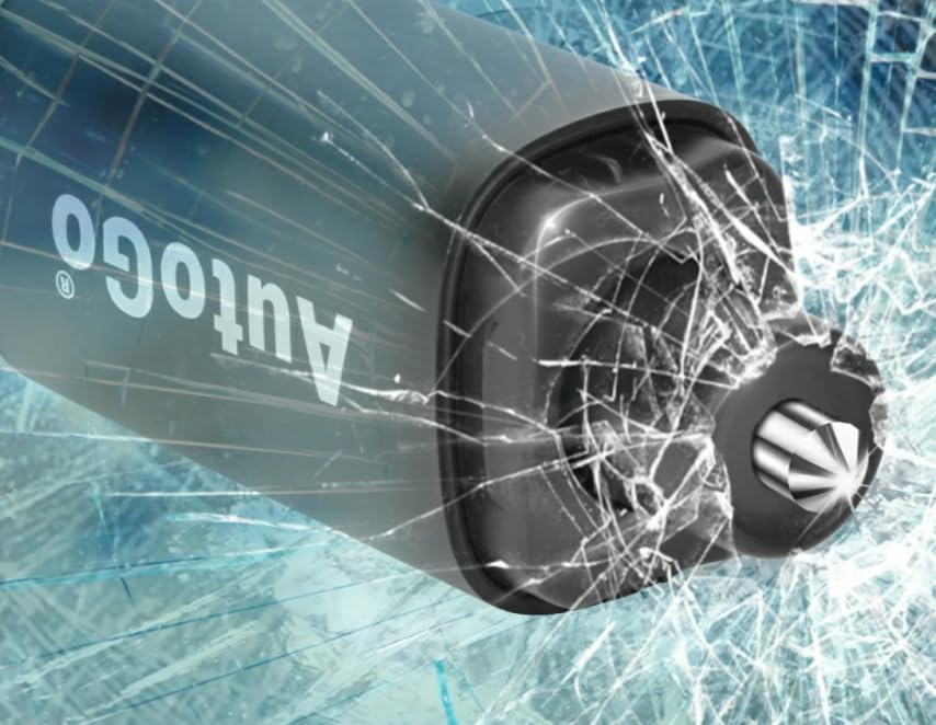 AutoGo Nouzové kladívko pro únik z auta, Kladívko do auta, Kladívko pro únik z auta, Záchranné kladívko, Kladívko pro prevenci katastrof