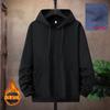 Herren S Übergröße 8XL Fleecegefüttert Einfarbig Lässig Sweatshirt