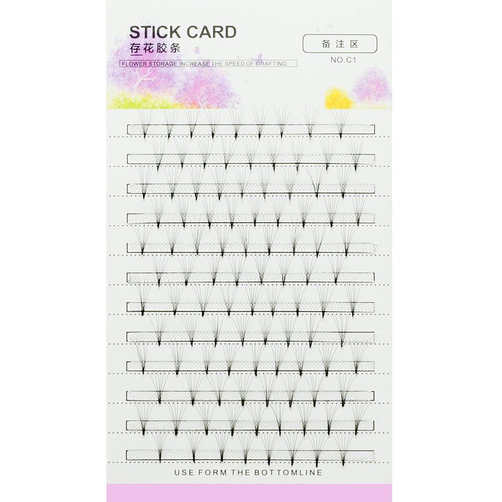 ANNAFRIS Wimpernverlängerungsstreifen-Aufbewahrungspalette zum Pfropfen vorgefertigter Fans Volume Lash Sticky Strip Tape Make-up-Tool