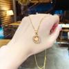 Niche design sense does not fade clavicle chain new fashion simple neck chain Japanese and Korean all-match light luxury titanium steel necklace women