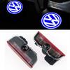 JQTYB1 2PCs LED Welcome Projector Light Door Lamp For VW Golf 5 6 7 7N Touran CC Passat Magotan B6 B7 B8 Tiguan GTI Car Styling.