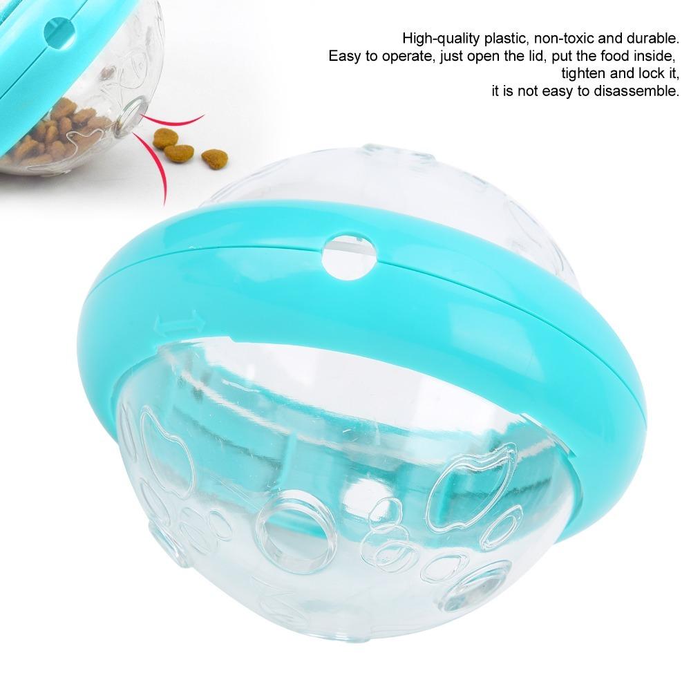 Anti-tip Flying Saucer Pet Toy Flying Saucer Shaped Interactive Chew Toy  Slow Feeding