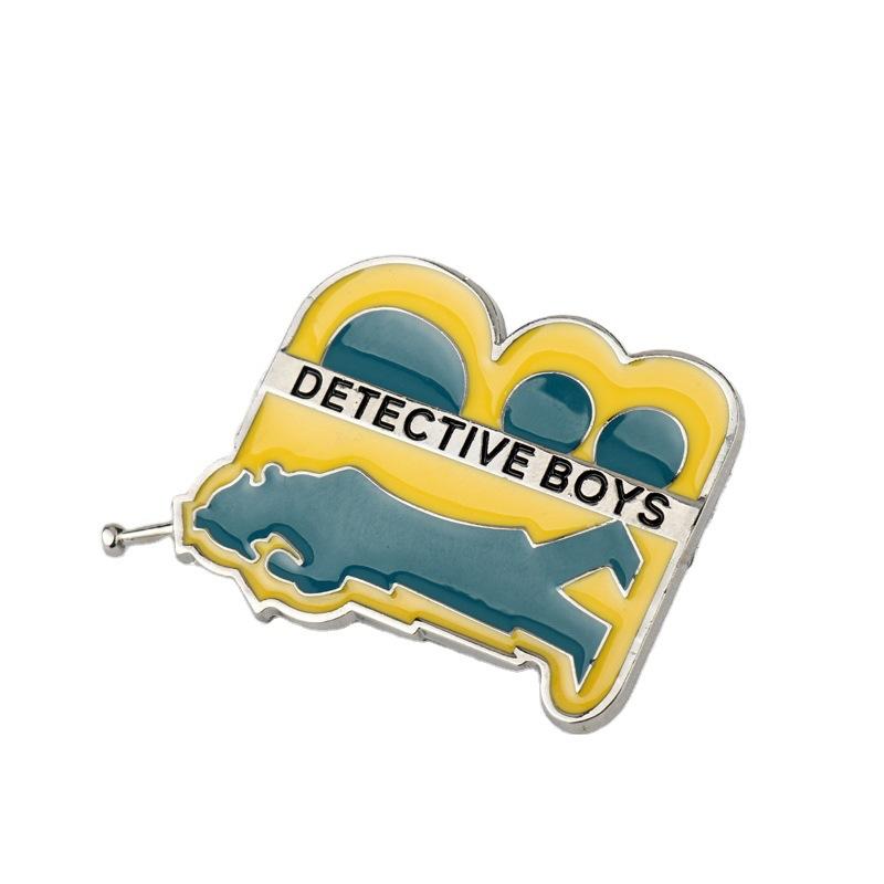 Anime Manga Detective Conan Kawaii Enamel Pin Cosplay Brooch Badge for Backpacks Decoration Fashion Jewelry Birthday Gift Toy
