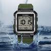 New Top Brand Men's Sports Trendy Electronic Watch Waterproof Large Screen Luminous Retro Fashion Watch