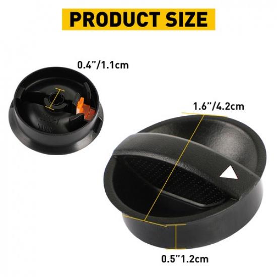 Fit Toyota Control Tacoma for 2005-2011 Dials Heater A/C Knobs HVAC Set Fan of 3