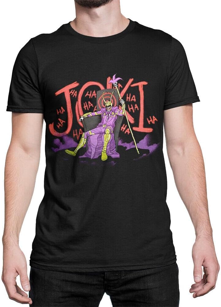 And Loki Combo Men T Shirt Joki Funny Comics Shirt 4XL чёрный