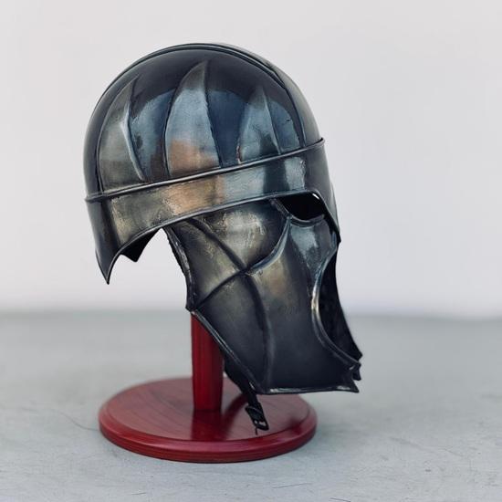Fantasy Viking Helmet, Handcrafted Norse Style Armor for Halloween, Roleplay, or Medieval Decor Gift