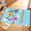 Wow! Wow! Wubbzy Personalized Name Floor Mat Design for Foyer Living Rooms Bedrooms Balcony Anti-slip Rug Decorate Offices