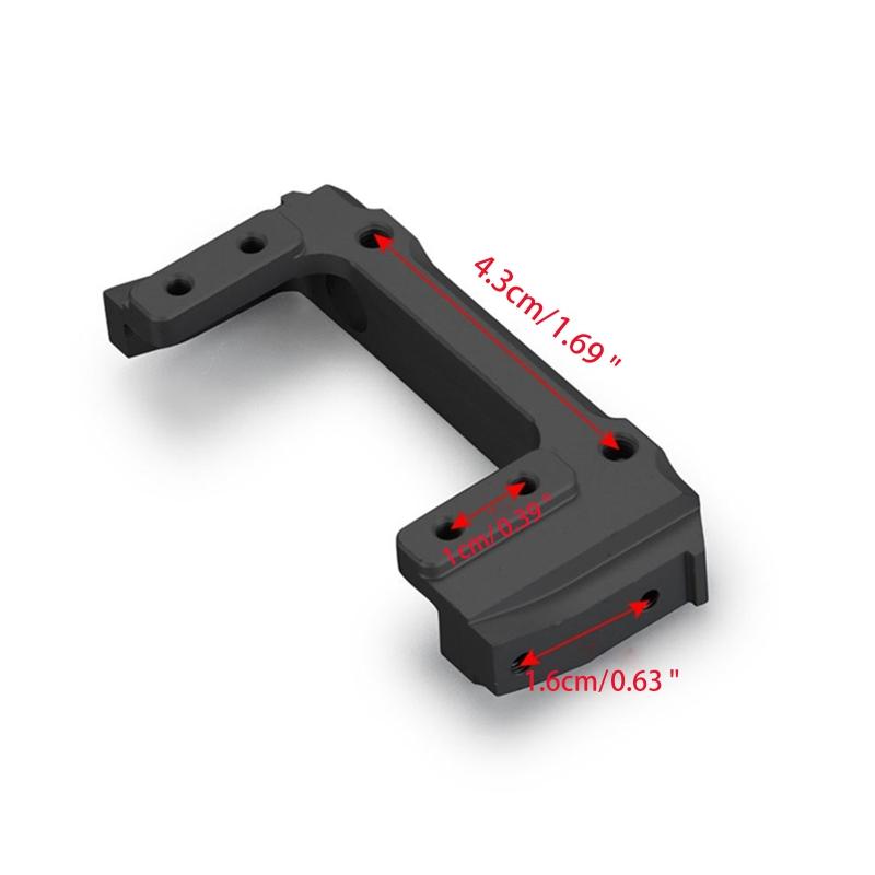 Durable R/C Front Bumper Mount Bracket for w/ Aluminum Alloy Heavy Duty Bearing Car Spare Part for Scx10 TRX4 1:10 Model