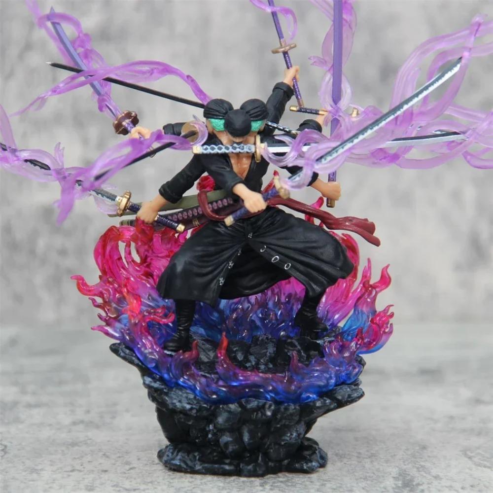 

One Piece Zoro Action Figure Anime Figure Asura Roronoa Zoro Statue Action Figure Collection Model Toy for Xmas Collection Gitf
