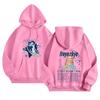 Unisex Fashion Lightweight Long Sleeve Pullover With Pockets Printed Hoodie