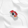 Charms Plata Copper Colors Colorful Car Fit Bracelet Sparkling Charms Copper Colors Original Bracelet For Jewelry Making