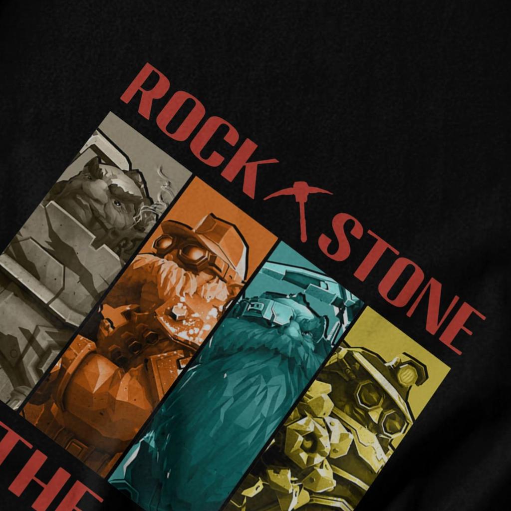 Men T Shirt Deep Rock Galactic Rock And Stone Retro Unique Y2K Graphic Oneck Unisex Tops T Shirts