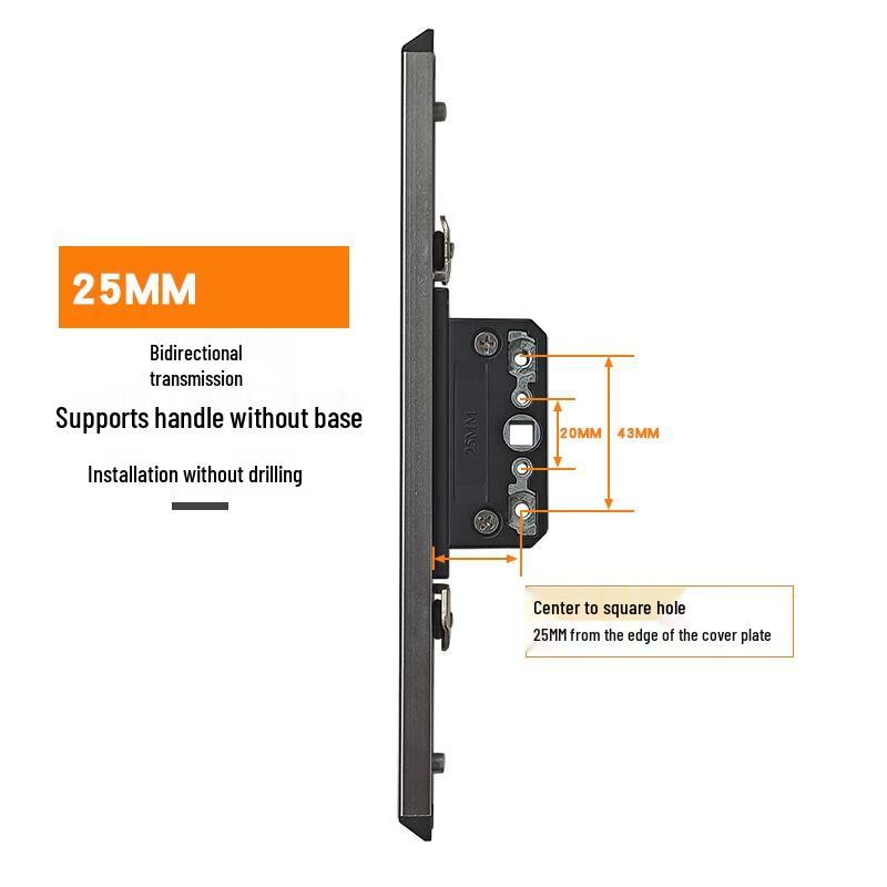 Aluminum Alloy System Window Two-Way Lock Box