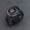 Custodia in Metallo+Cinturino in Silicone per Fasce Apple Watch 46mm 45mm Copertura Protettiva Antiurto Serie Iwatch 11 10 9 8