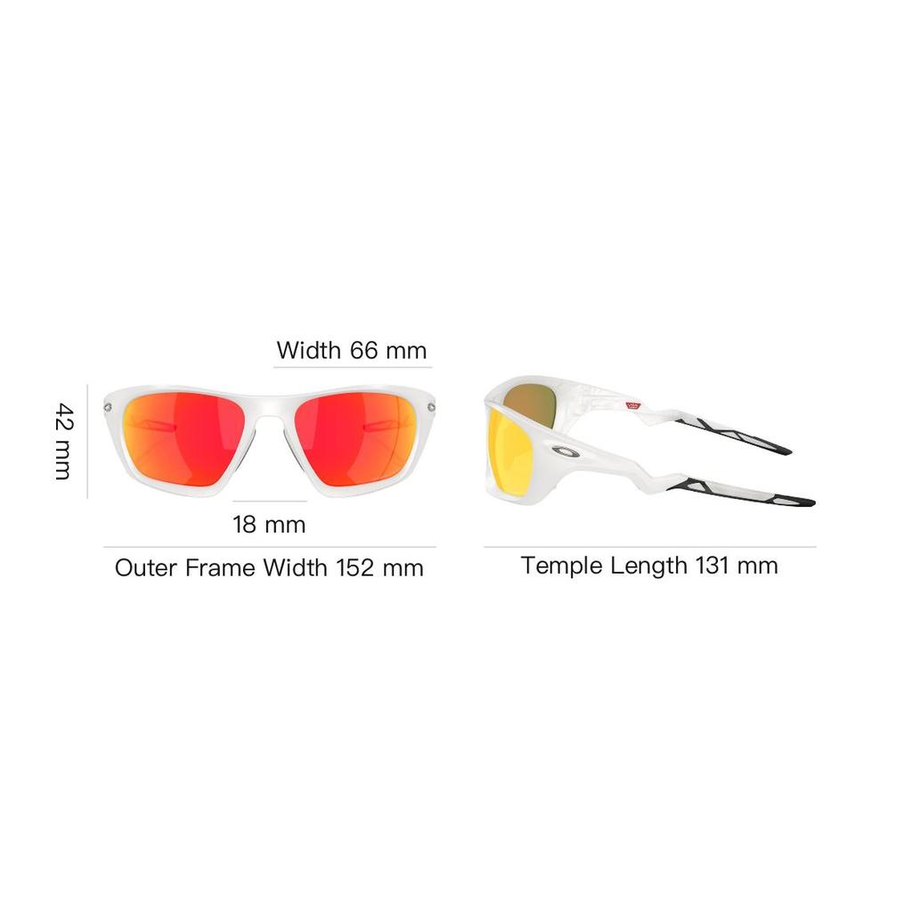 Oakley Full Frame Design Plastic Irregular Shape Sunglasses Unisex Sunglasses White 0OO94311060